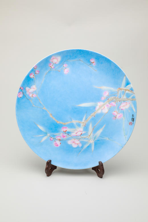 杨玉辉画盘（花12） 商品图6