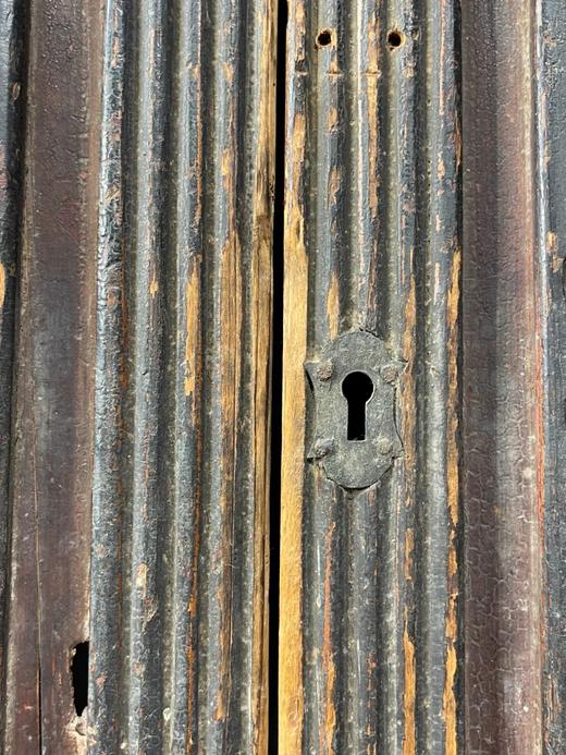 硬木雕花髹漆橱柜门板一对，顺丰包邮 商品图5