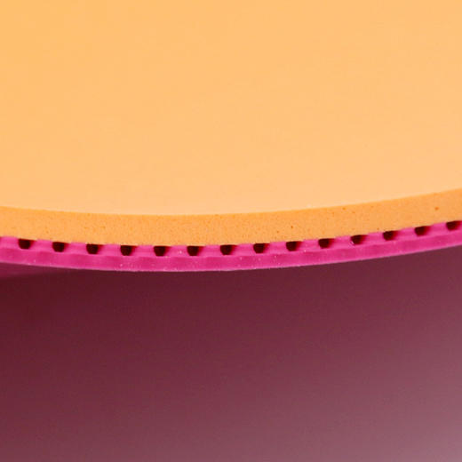 红双喜DHS 狂飚9狂飙9 专业反胶套胶 狂飙彩色版本 桃粉色 商品图3