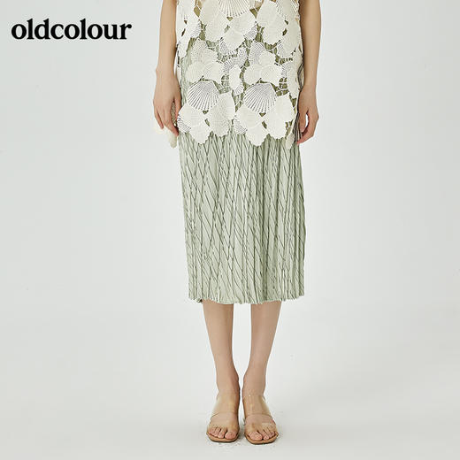 oldcolour2022夏季新品休闲通勤半身裙O21063183 商品图5