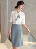 艾尚臣职业裙套装工作服气质女神范时尚美容院空姐制服前台工作装 商品缩略图0