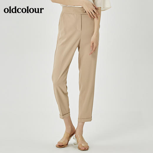 oldcolour2022夏季新品通勤简约西装裤女O21073109 商品图1