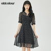 oldcolour2022夏季新品休闲通勤连衣裙O21101104 商品缩略图4
