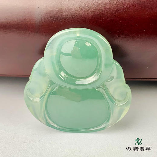 派瑞翡翠 翡翠佛 冰种 油青 商品图2