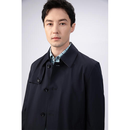 GOOD LUCK/德鲨经典翻领挺括简洁风衣外套LY24508-830 商品图3