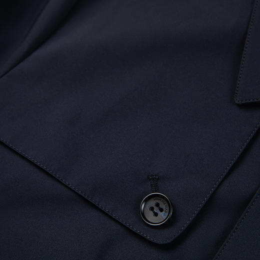 GOOD LUCK/德鲨经典翻领挺括简洁风衣外套LY24508-830 商品图7