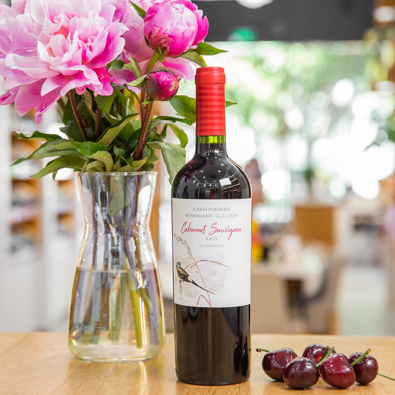 智利CASAS DEL BOSQUE精选赤霞珠红葡萄酒（新旧酒标随机发）