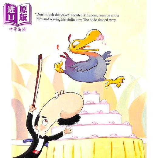 【中商原版】There's a Dodo on the Wedding Cake 婚礼蛋糕上的渡渡鸟 英文原版 进口原版 4-8岁 精装儿童绘本 Wade Bradford 商品图3