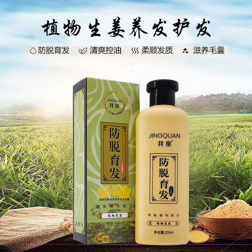 【日用百货】井泉 维彩莉植物防脱育发洗发露 生姜洗发水固发密发液 商品图0