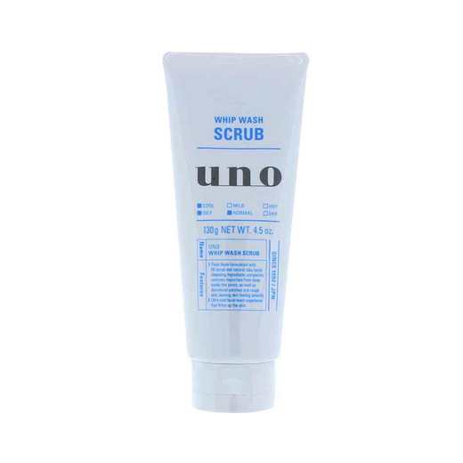 【3件装】SHISEIDO 资生堂 UNO吾诺||男士酷凉双磨砂洗面奶||130g 商品图0