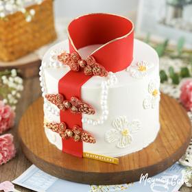 B4000【母亲节】“优雅复古旗袍”蛋糕