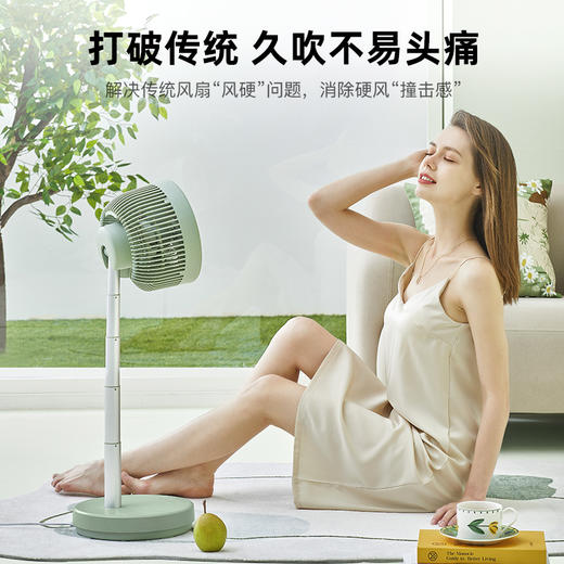 蓝宝空气循环扇家用涡轮对流遥控台地两用式摇头定时落地扇电风扇 商品图3