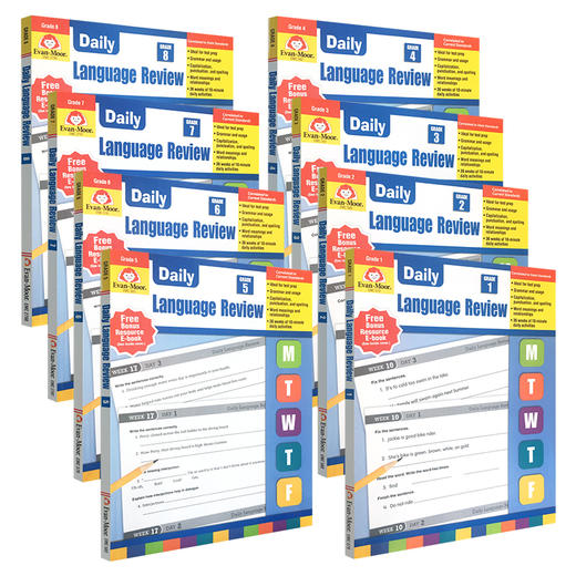 Evan-Moor Daily Language Review TE  每日练习系列 语言复习 完整版 商品图1