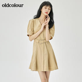 oldcolour2022夏季新品简约通勤连衣裙O22101202