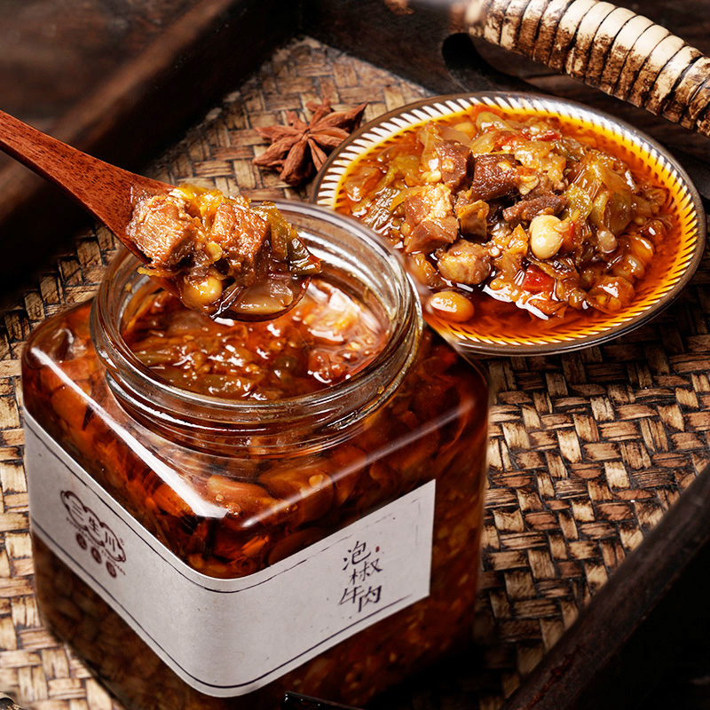 【掌柜辣椒铺】泡椒牛肉酱
