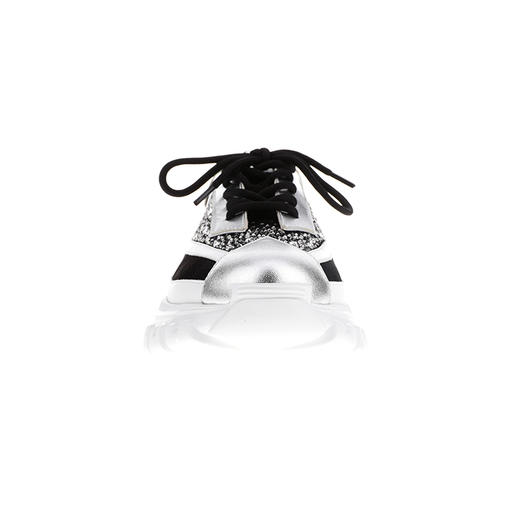 sheme跨界合作外太空熊猫时尚休闲个性烫钻真皮老爹鞋可定制 商品图2