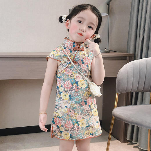 【精致又舒适】朱两只新款民族风小旗袍 商品图0