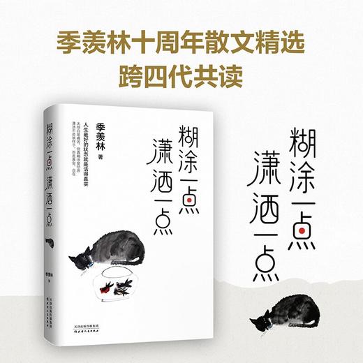 现货正版包邮 时间从来不语却回答了所有问题+糊涂一点潇洒一点 2本套装 文学大师季羡林百岁人生的智慧 商品图3