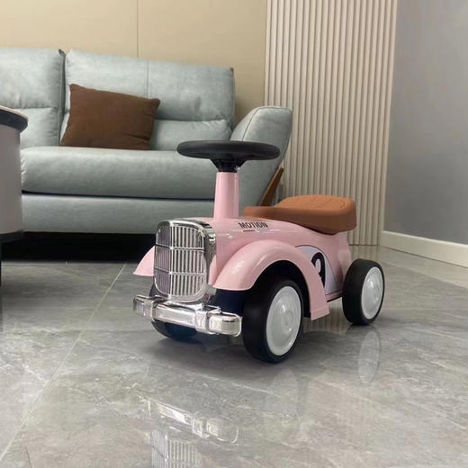 抖音爆款复古儿童滑行车溜溜车扭扭车防侧翻静音轮1-2-6 商品图2