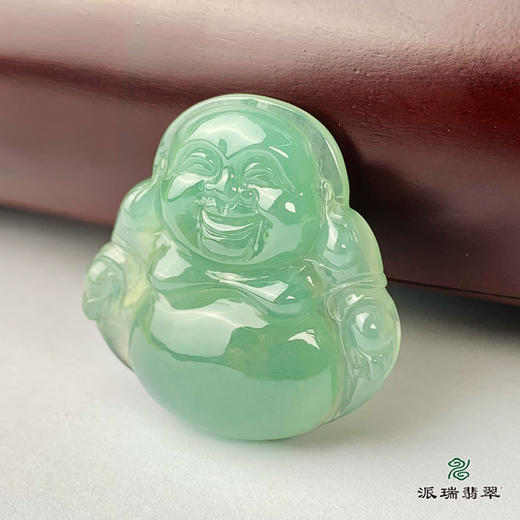 派瑞翡翠 翡翠佛 冰种 油青 商品图1