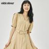 oldcolour2022夏季新品简约通勤连衣裙O22101202 商品缩略图1