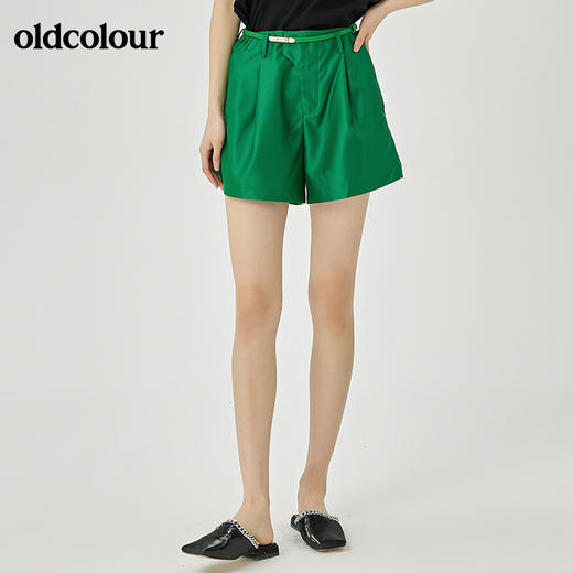 oldcolour2022夏季新品休闲通勤短裤女O21071155 商品图1