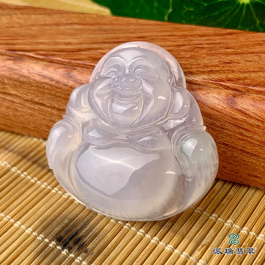 派瑞翡翠 翡翠佛 冰种 白色 商品图0