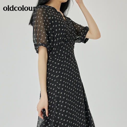 oldcolour2022夏季新品休闲通勤连衣裙O21101104 商品图1