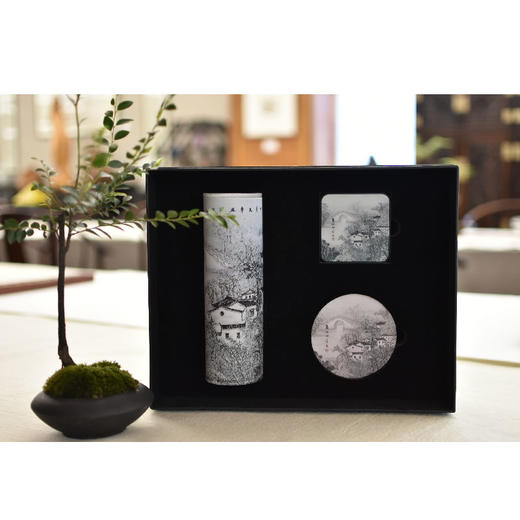 羽诗制造出品 邓维东宁波写生款鼠标垫杯垫充电宝套装艺术家元素衍生系列文创 商品图5