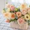 【温馨回馈】奶黄色混搭小花篮 商品缩略图0