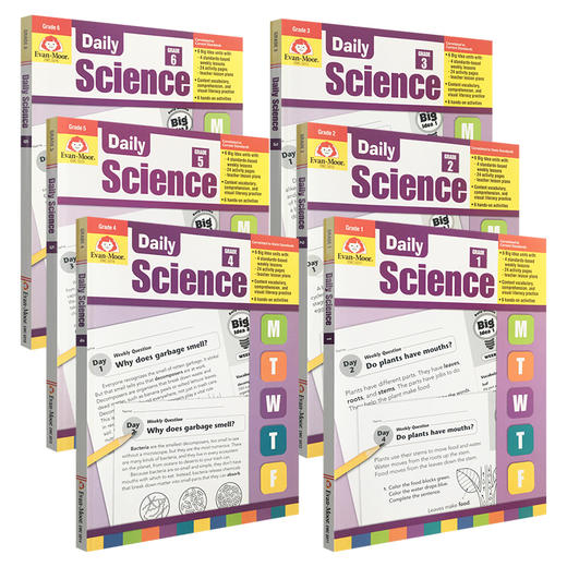 【Evan-Moor Best】Daily Science TE 每日练习系列 科学 完整版 商品图1