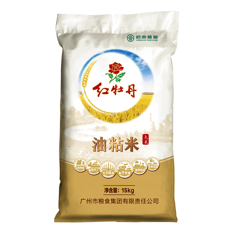 【促】红牡丹油粘米15kg/包(01010005)