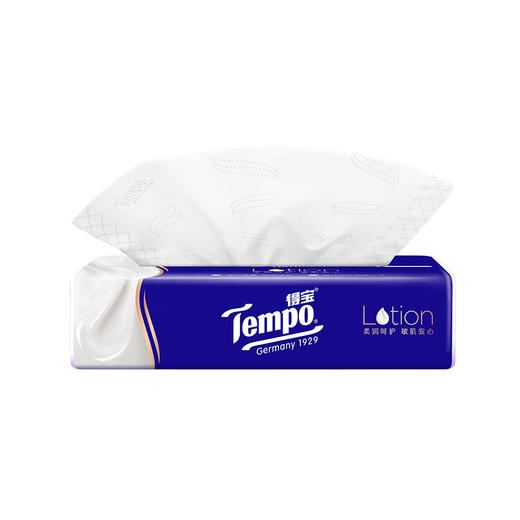 『Tempo得宝』lotion抽取式乳霜柔敏纸面巾70抽四层4包 商品图2