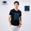 GOOD LUCK/德鲨烫钻印花亲肤柔软圆领短袖T恤LY23572 商品缩略图0
