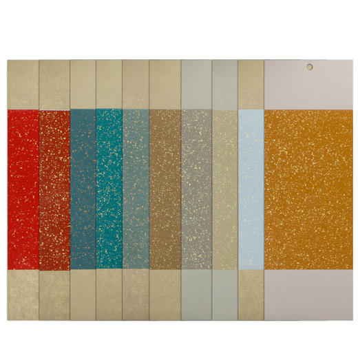 【庆学堂】原创DIY中国风洒金纸蜡染宣纸书签10张/袋送流苏 小楷纸毛笔小楷用纸卡纸书法专用纸空白手写 6x18cm 商品图3