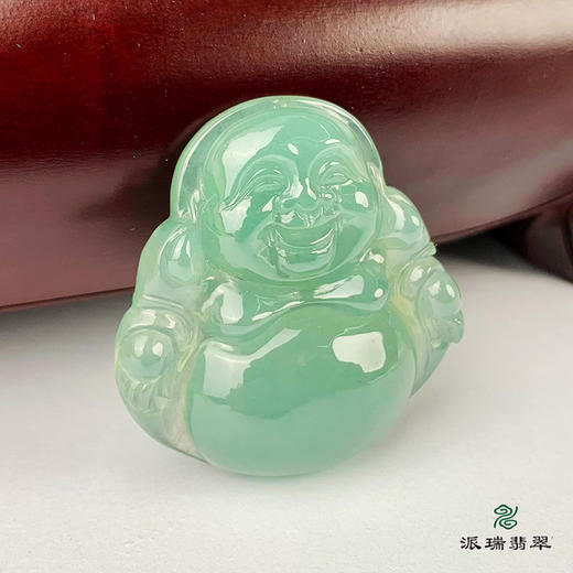 派瑞翡翠 翡翠佛 冰种 油青 商品图3