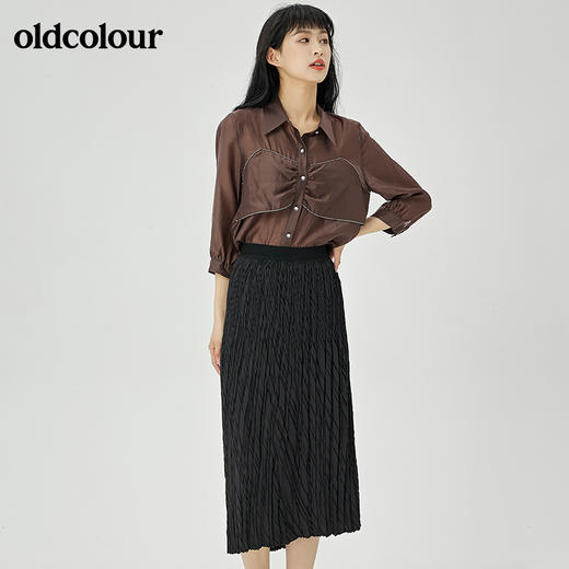 oldcolour2022夏季新品休闲通勤半身裙O21063183 商品图2