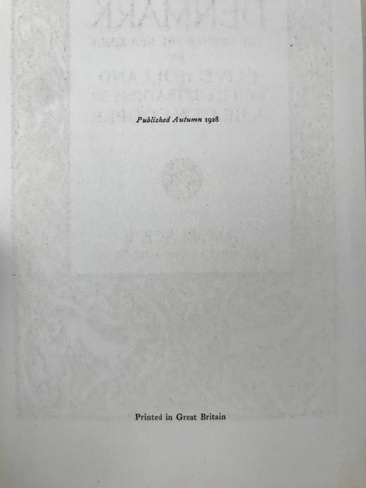 1928年 丹麦：海王的土地 32幅彩色插图 漆布精装32开 商品图4