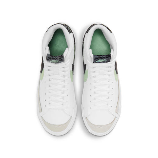 耐克-鞋袜类（春）D0女大童鞋白/黑-蒸气绿-烟灰 商品图1