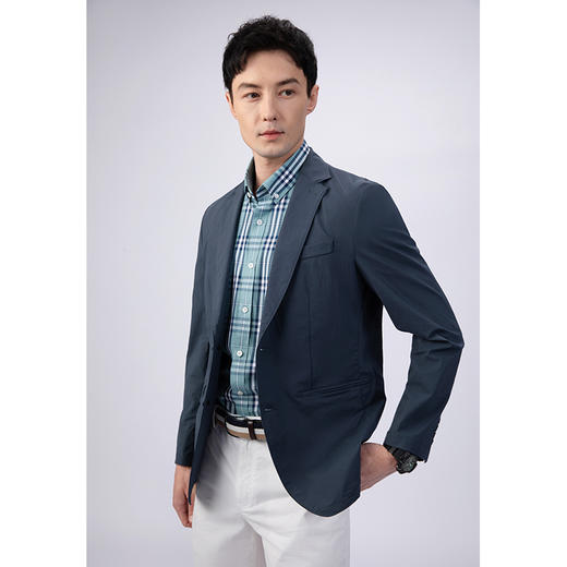 GOOD LUCK/德鲨弹力舒适轻薄干爽西装外套LY25206-832 商品图4