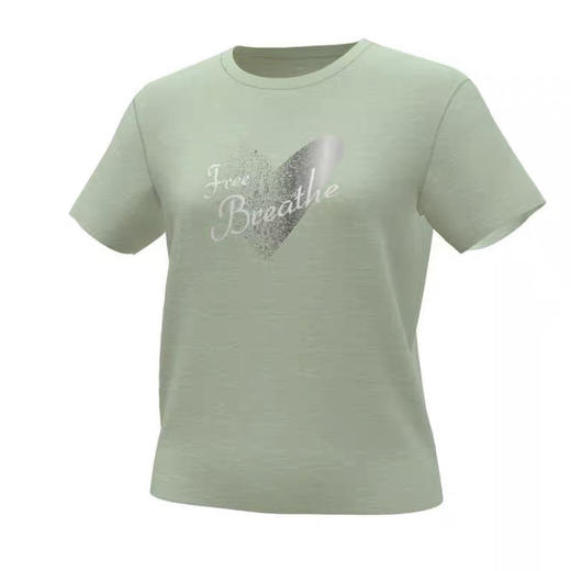 361度T恤女装短袖字母新品2022夏季运动衫透气圆领上衣562224108 商品图5