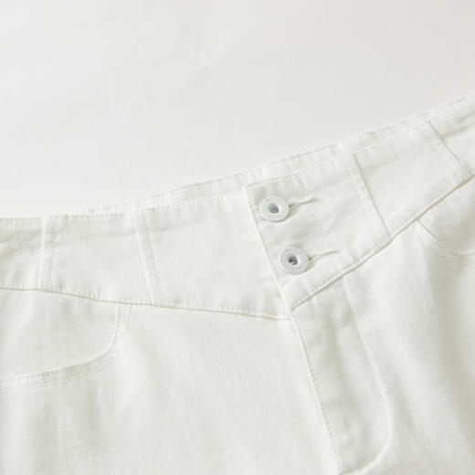 谜底牛仔短裤女2022夏季新款小个子高腰显瘦修身牛仔裤222MK0559 商品图3