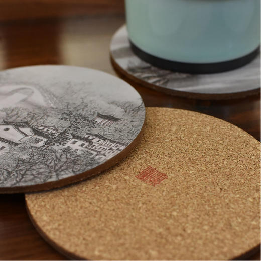 羽诗制造出品 邓维东宁波写生款鼠标垫杯垫充电宝套装艺术家元素衍生系列文创 商品图3