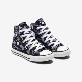 Converse匡威商场同款童鞋儿童All Star动物印花帆布鞋高帮休闲板鞋潮672370C