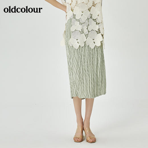oldcolour2022夏季新品休闲通勤半身裙O21063183 商品图3