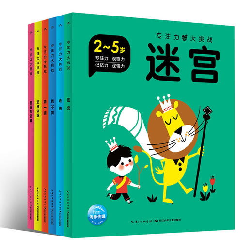 找不同专注力训练全6册迷宫训练书图画捉迷藏幼儿园简单迷宫书找不同数学逻辑思维2-5岁幼儿早教启蒙益智游戏书全脑开发思维训练 商品图4