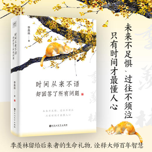 现货正版包邮 时间从来不语却回答了所有问题+糊涂一点潇洒一点 2本套装 文学大师季羡林百岁人生的智慧 商品图2