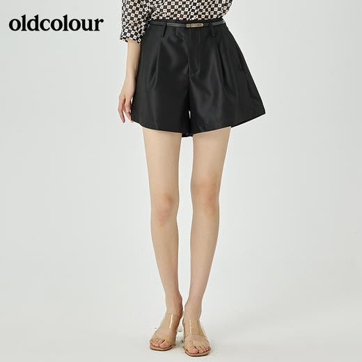oldcolour2022夏季新品休闲通勤短裤女O21071155 商品图4