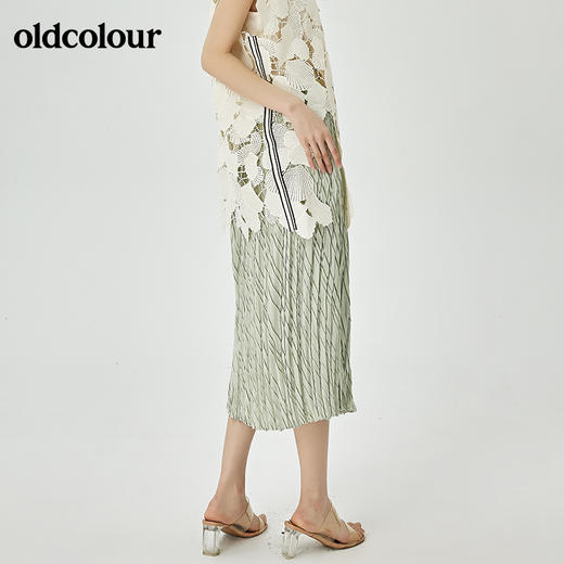 oldcolour2022夏季新品休闲通勤半身裙O21063183 商品图4