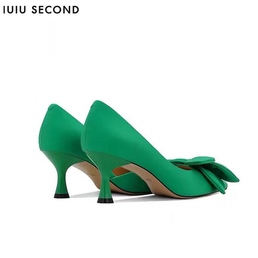 IUIU SECOND 2022夏新款优雅花朵尖头侧空凉鞋高跟鞋U22AH11211 商品图4